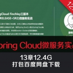 廖师兄【Spring Cloud微服务实战视频教程】13章12.4G课程,全套视频教程学习资料通过百度云网盘下载
