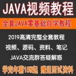 java教程基础入门培训,web程序设计,大学实用教程架构师,全套视频教程学习资料通过百度云网盘下载